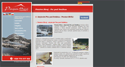Desktop Screenshot of penzion-pec.cz